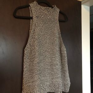 Madewelll Mock Neck Sweater Tank